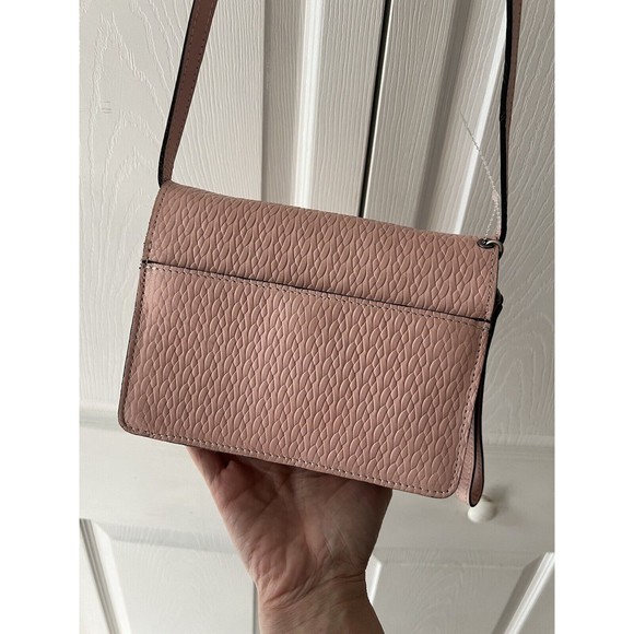 Patricia Nash Pink Bianco Organizer Crossbody Wristlet Brand new ! Leather Suede - Picture 12 of 14